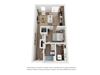 West 38 Apartments Studio B Floor Plan
